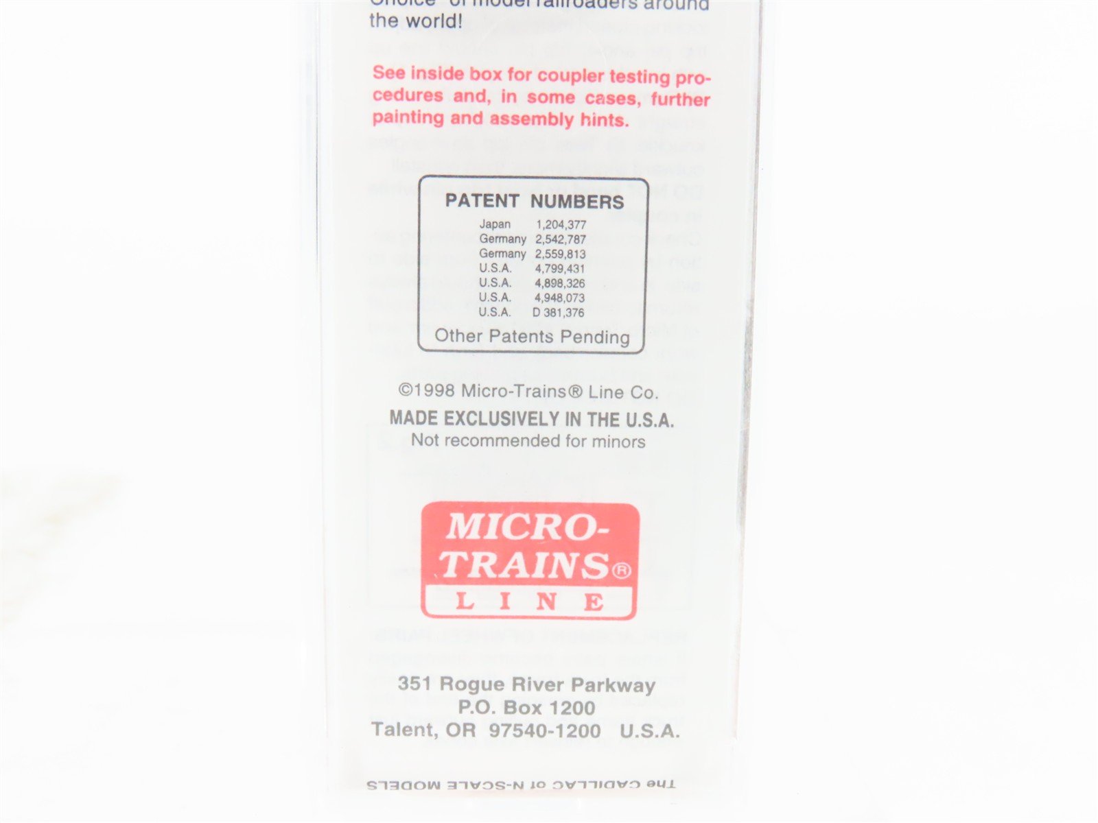 N Scale Micro-Trains MTL 42010 Stark Trees Bear Fruit 40' Single Door Boxcar #24