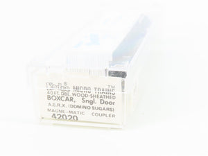 N Scale Kadee Micro-Trains MTL 42020 ASRX Domino Sugars 40' Box Car #497