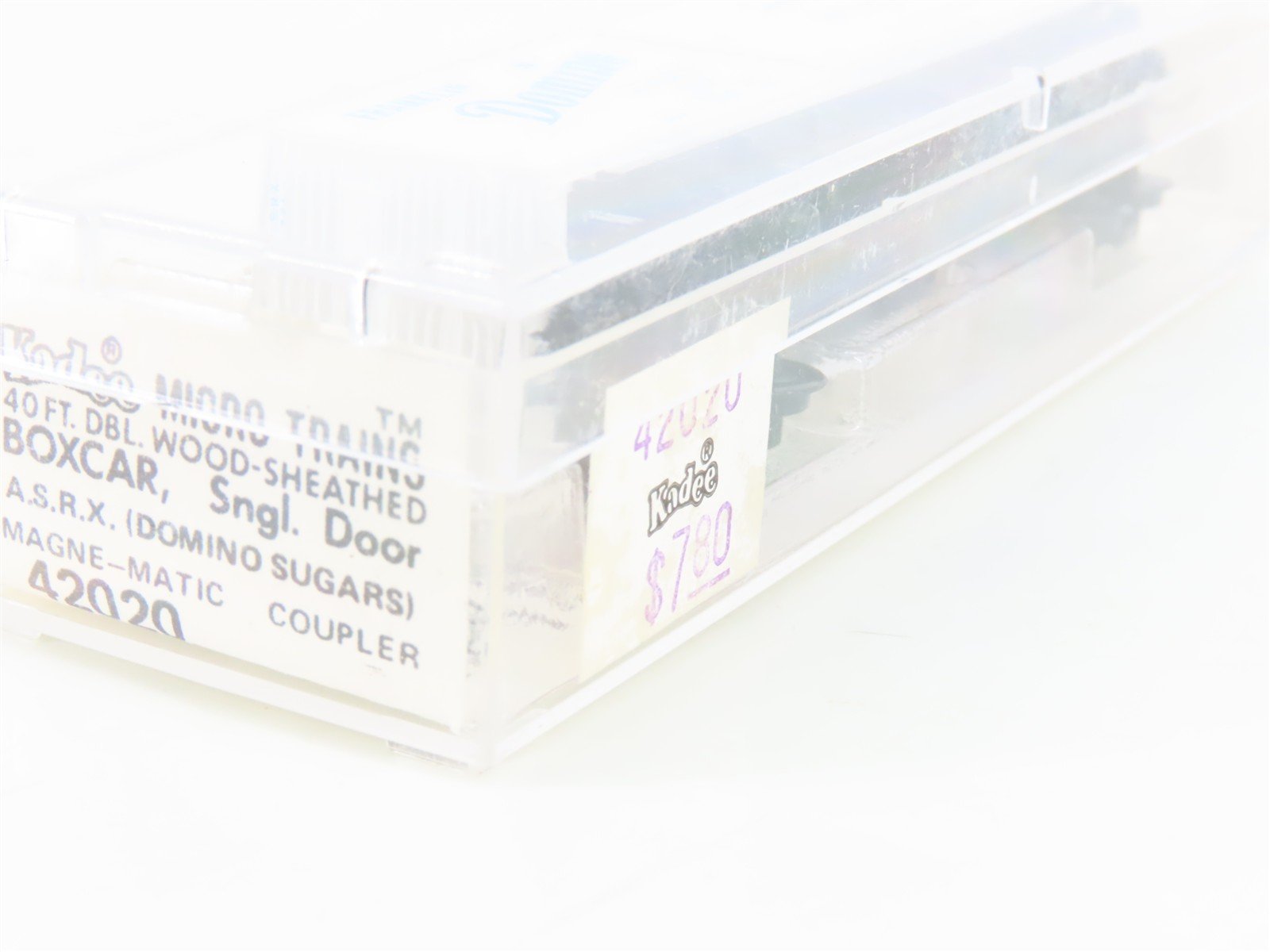 N Scale Kadee Micro-Trains MTL 42020 ASRX Domino Sugars 40' Box Car #497