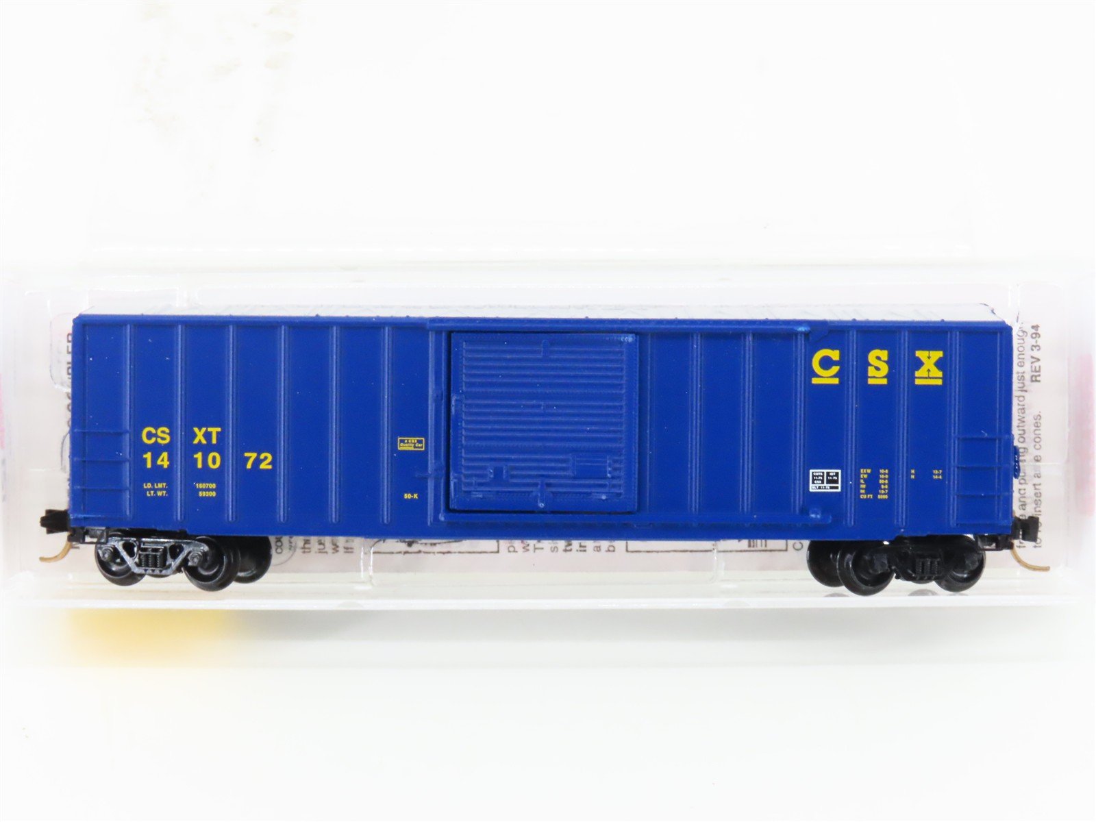 N Scale Micro-Trains MTL 25550/2 CSXT CSX Transportation 50' Box Car #141072