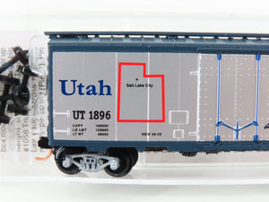 N Scale Micro-Trains MTL 02100391 UT Utah State 40' Plug Door Box Car #1896