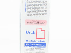 N Scale Micro-Trains MTL 02100391 UT Utah State 40' Plug Door Box Car #1896