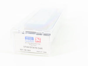 N Scale Micro-Trains MTL 02100391 UT Utah State 40' Plug Door Box Car #1896