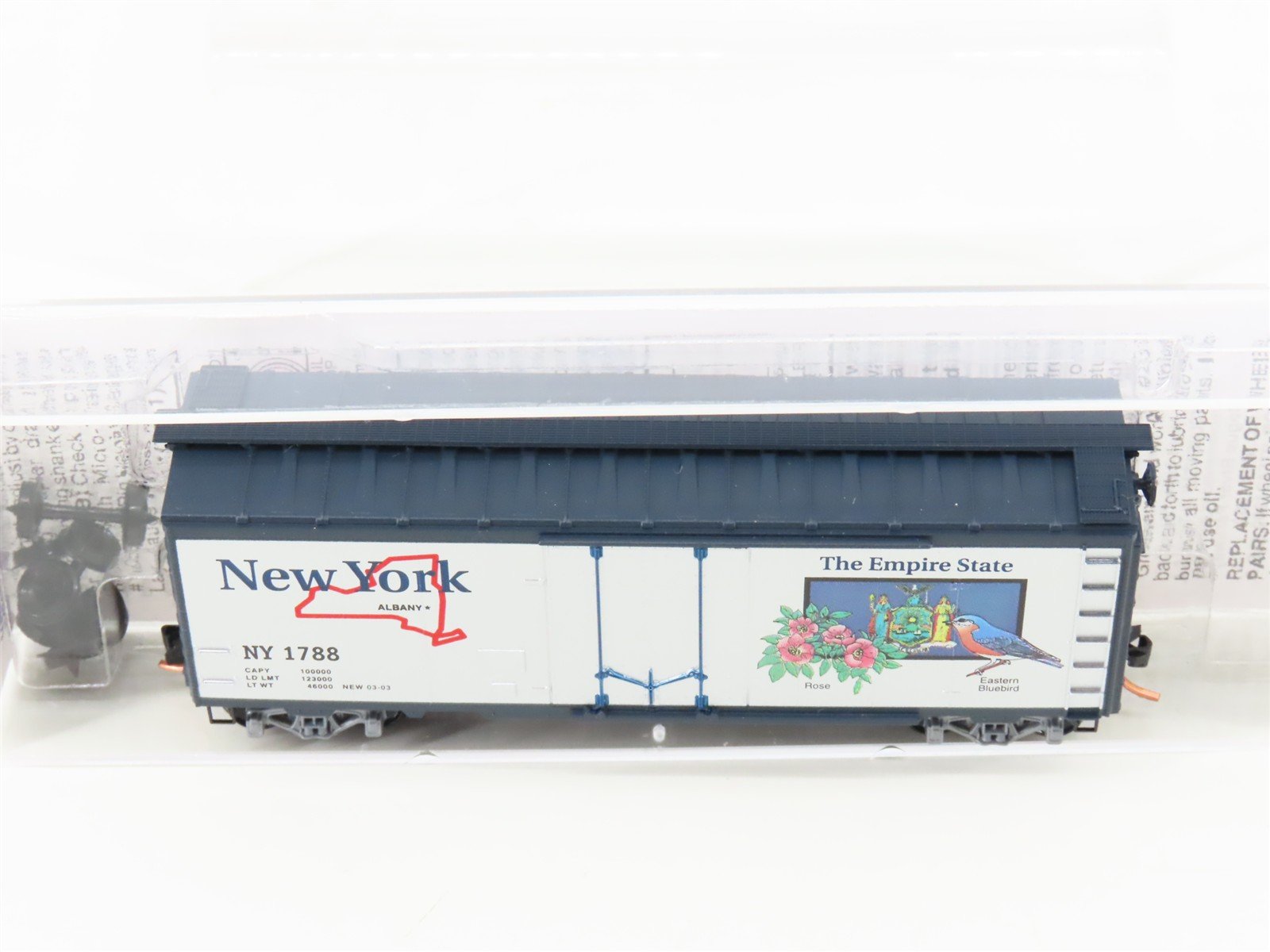 N Scale Micro-Trains MTL 21340 NY New York State Plug Door Box Car #1788