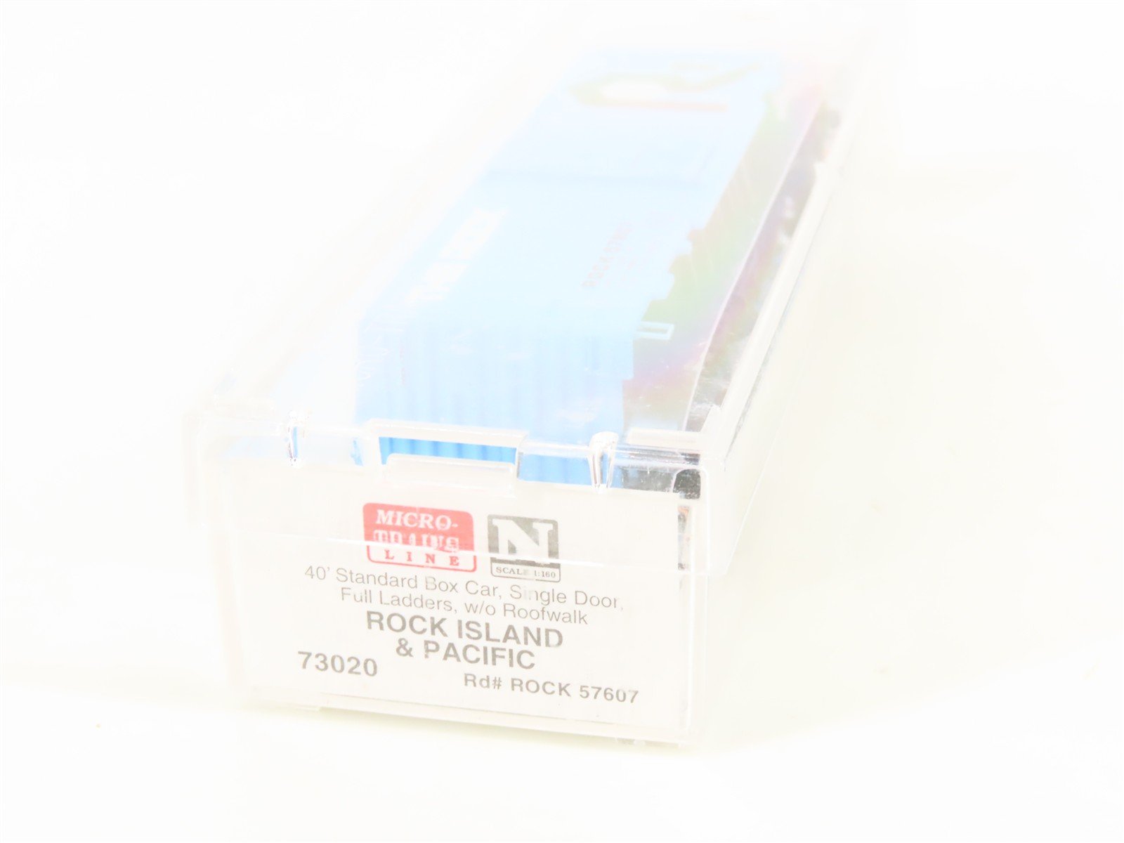 N Scale Micro-Trains MTL 73020 ROCK The Rock 40' Single Door Box Car #57607