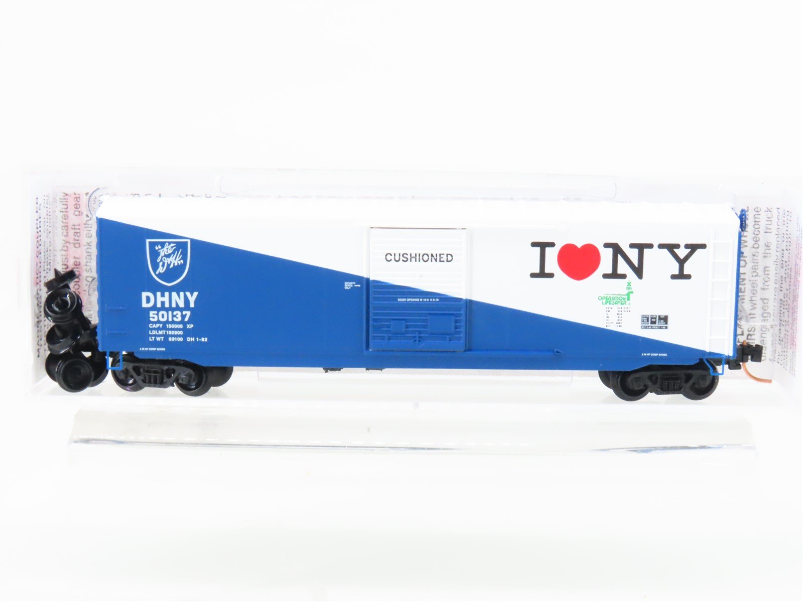 N Scale Micro-Trains MTL 77080 DHNY I Love New York 50' Box Car #50137