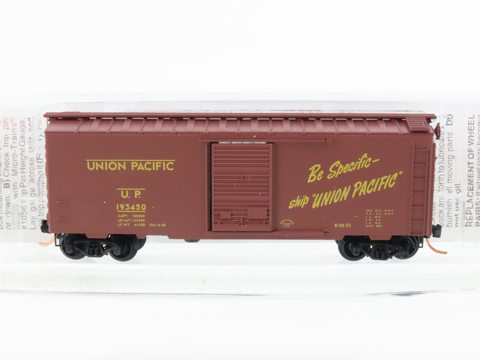 N Scale Micro-Trains MTL 20296 UP Union Pacific 
