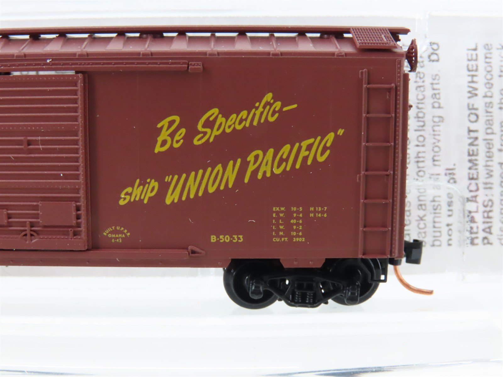 N Scale Micro-Trains MTL 20296 UP Union Pacific 