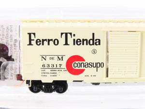 N Scale Micro-Trains MTL 02000730 NdeM Ferro Tienda 40' Box Car #63317