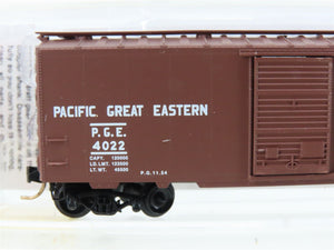 N Scale Micro-Trains MTL 20970 PGE Pacific Great Eastern 40' Box Car #4022