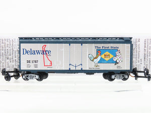 N Scale Micro-Trains MTL 02100414 DE Delaware Sate 40' Plug Door Box Car #1787