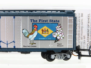 N Scale Micro-Trains MTL 02100414 DE Delaware Sate 40' Plug Door Box Car #1787