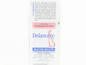 N Scale Micro-Trains MTL 02100414 DE Delaware Sate 40' Plug Door Box Car #1787