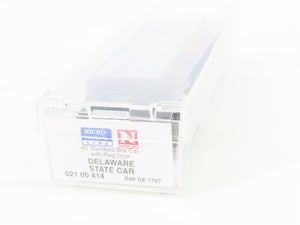 N Scale Micro-Trains MTL 02100414 DE Delaware Sate 40' Plug Door Box Car #1787