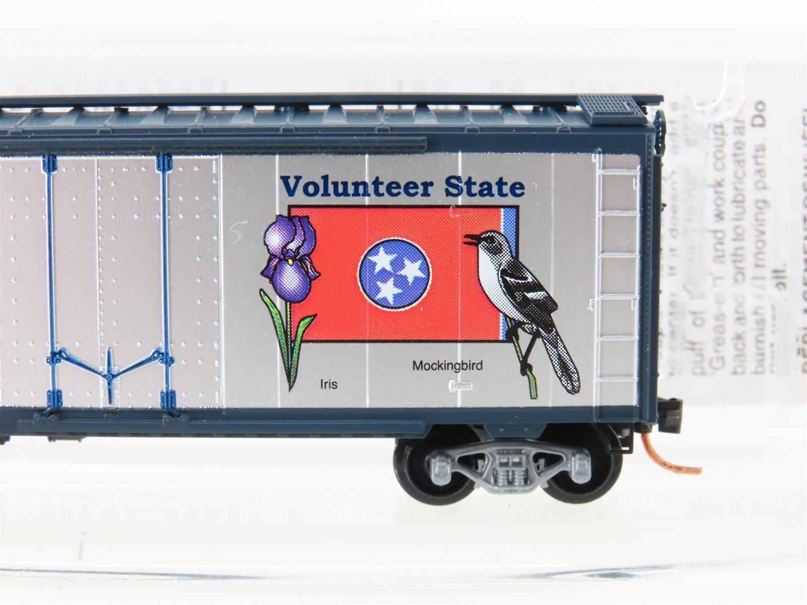 N Scale Micro-Trains MTL 02100392 TN Tennessee Sate 40' Plug Door Box Car #1796