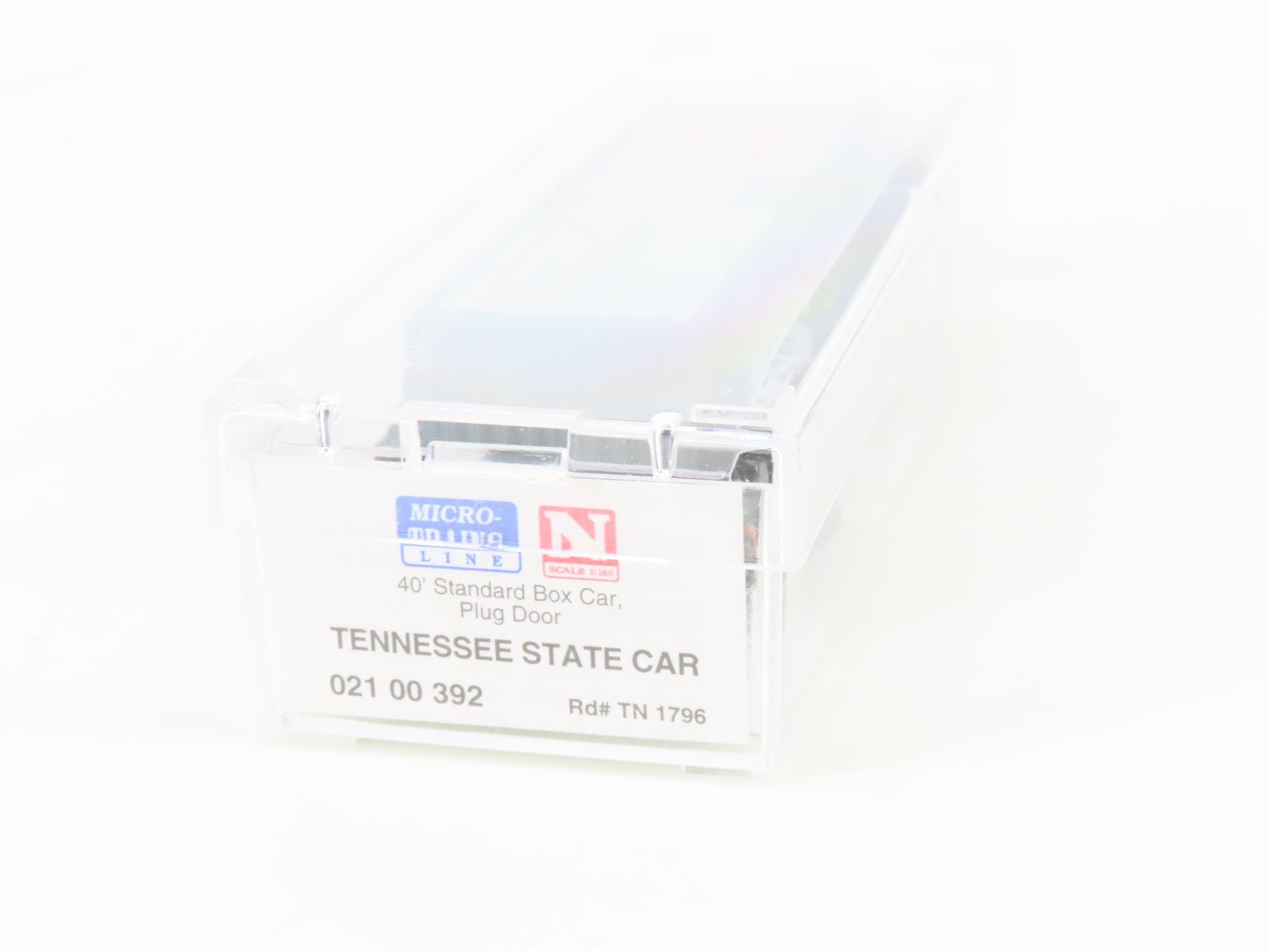 N Scale Micro-Trains MTL 02100392 TN Tennessee Sate 40' Plug Door Box Car #1796