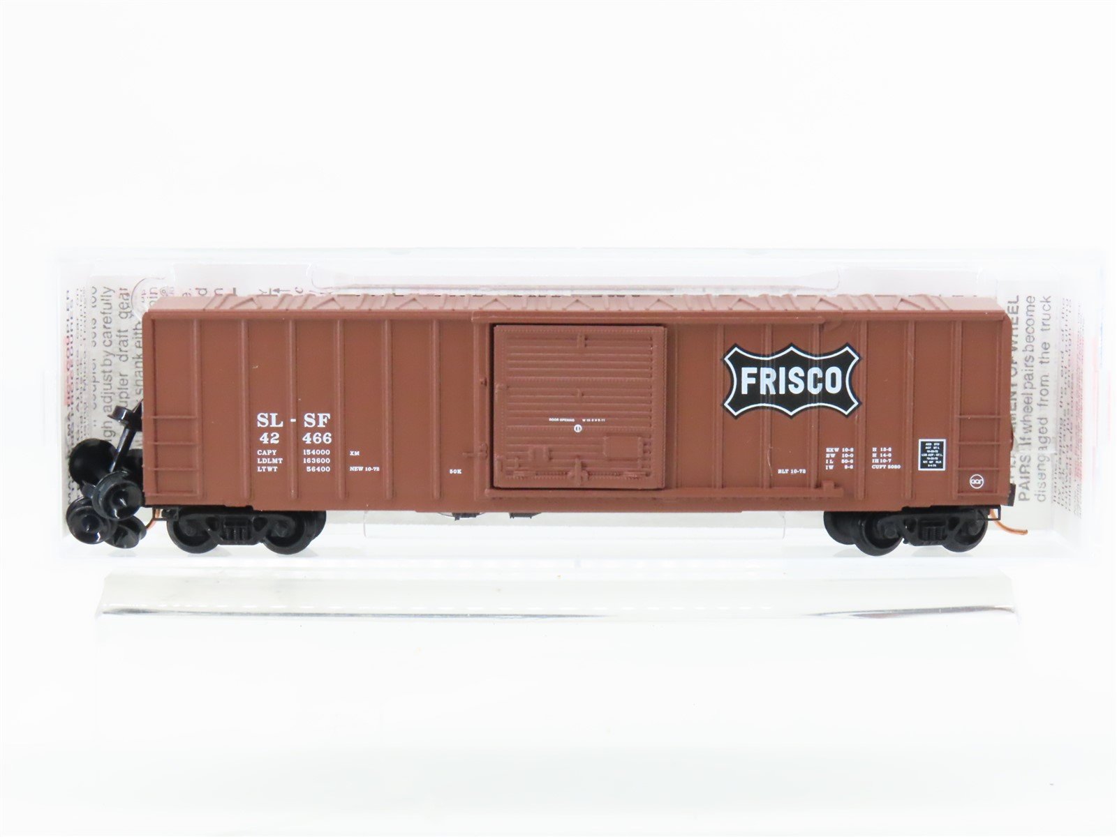 N Scale Micro-Trains MTL 25270 SL-SF Frisco 50' Single Door Box Car #42466
