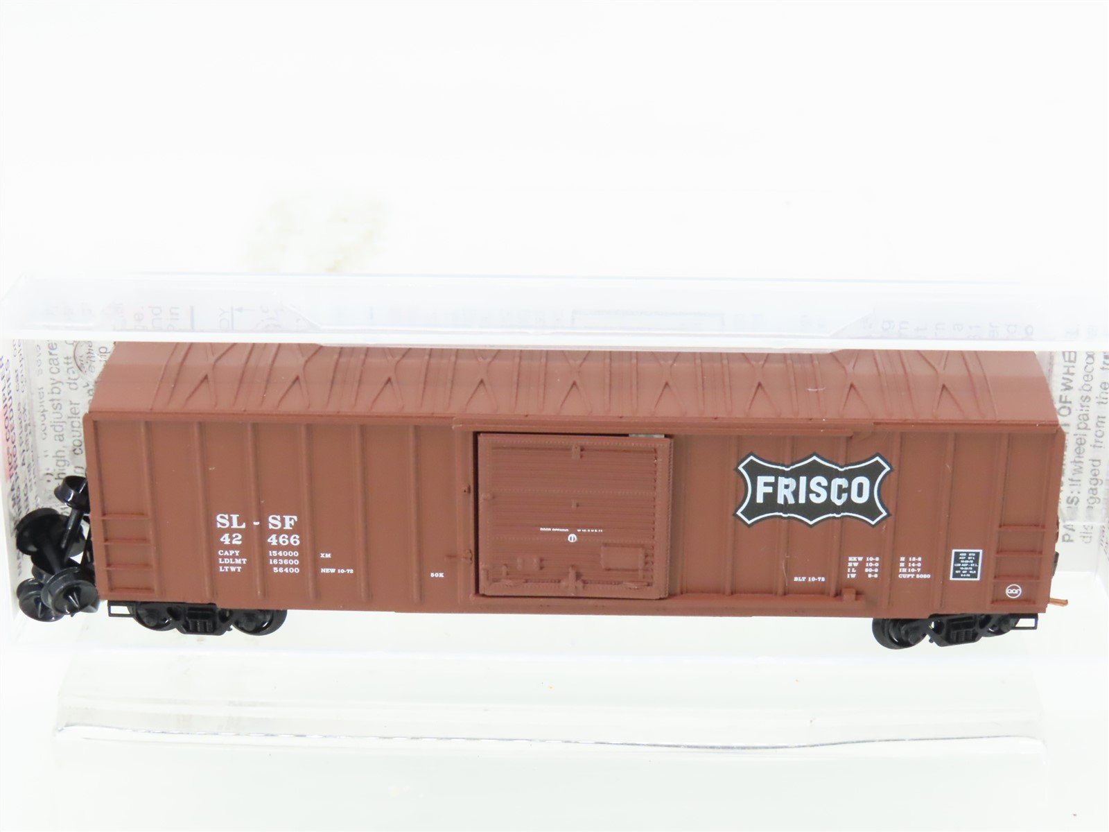 N Scale Micro-Trains MTL 25270 SL-SF Frisco 50' Single Door Box Car #42466