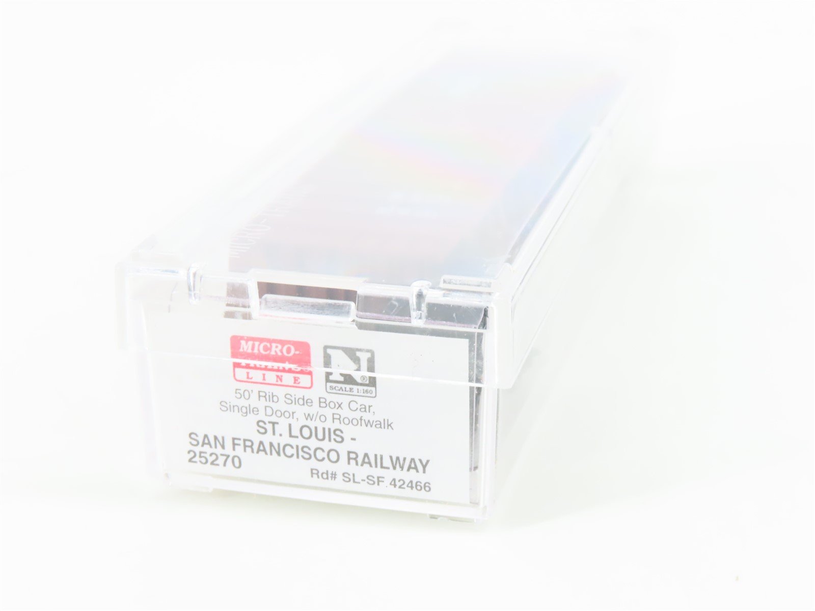 N Scale Micro-Trains MTL 25270 SL-SF Frisco 50' Single Door Box Car #42466