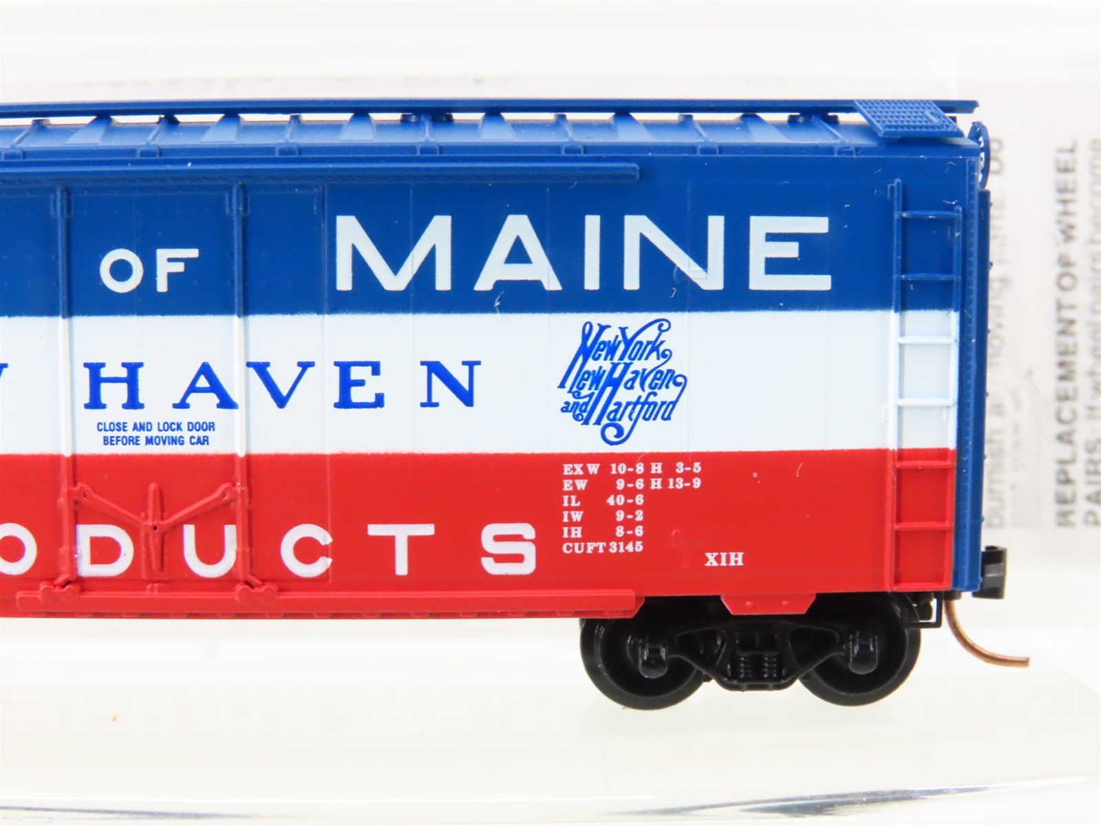 N Scale Micro-Trains MTL 21160 NH State Of Maine 40' Plug Door Box Car #45007