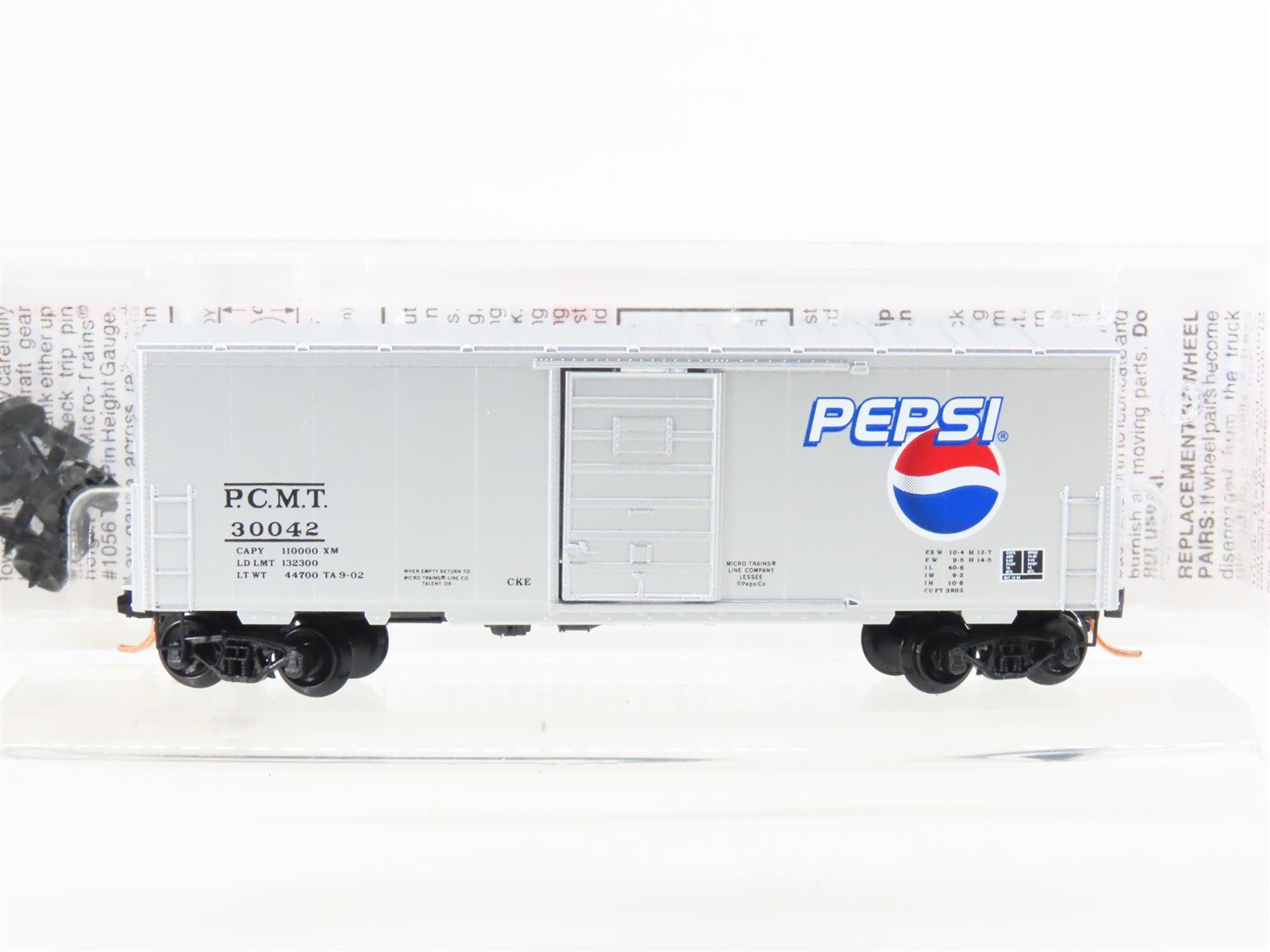 N Scale Micro-Trains MTL 24300 PCMT Pepsi Cola 40' Single Door Box Car #30042