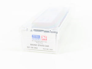 N Scale Micro-Trains MTL 02100394 ME Maine State 40' Plug Door Box Car #1820