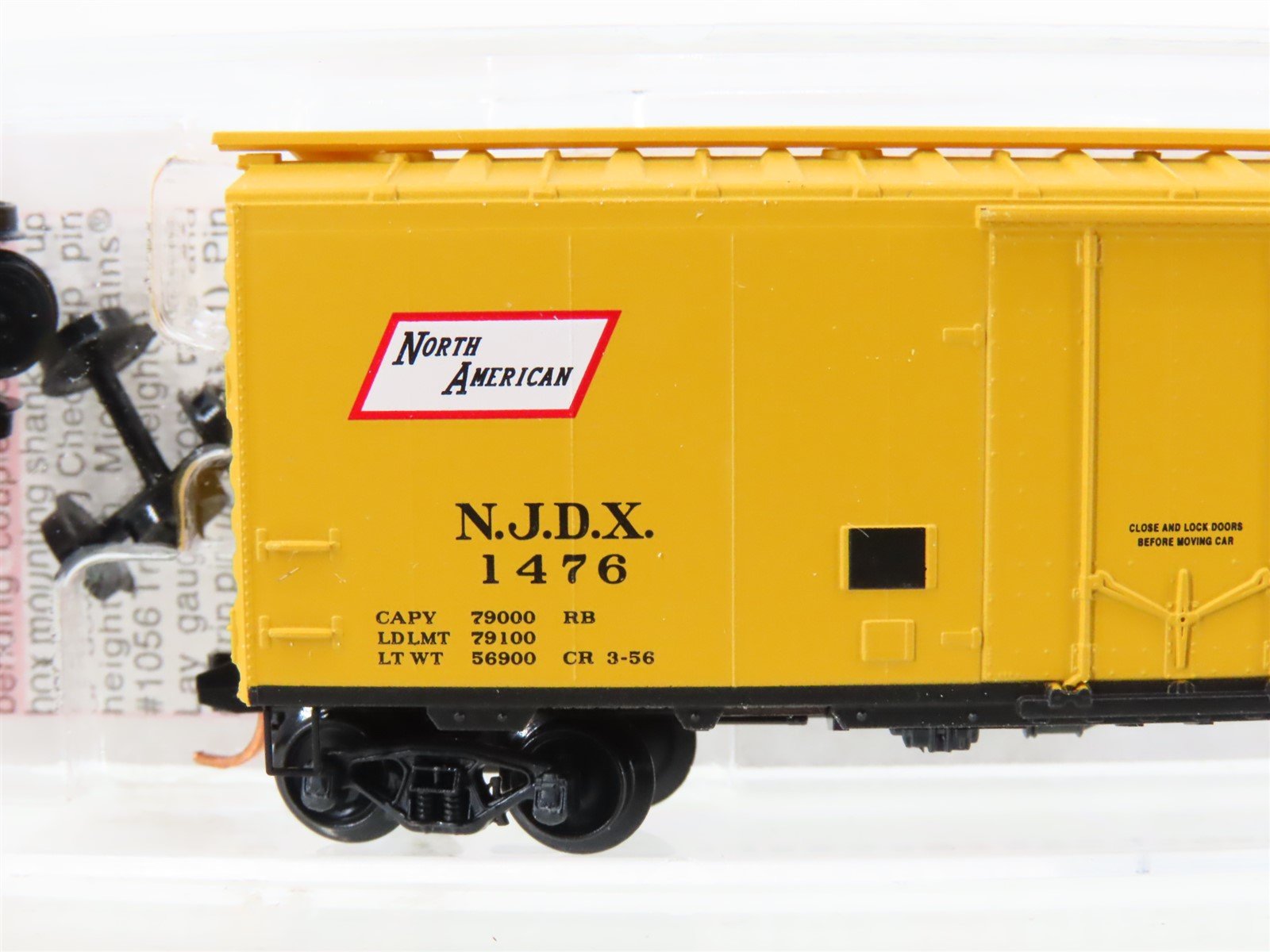 N Scale Micro-Trains MTL 02100520 NJDX Jersey Central Lines 40' Box Car #1476