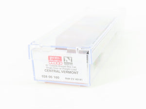 N Scale Micro-Trains MTL 02800160 CV Central Vermont 40' Box Car #40141 w/ Load