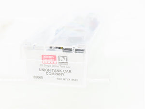 N Scale Micro-Trains MTL 65060 UTLX Union Tank Car Co. Single Dome Tank Car 8533
