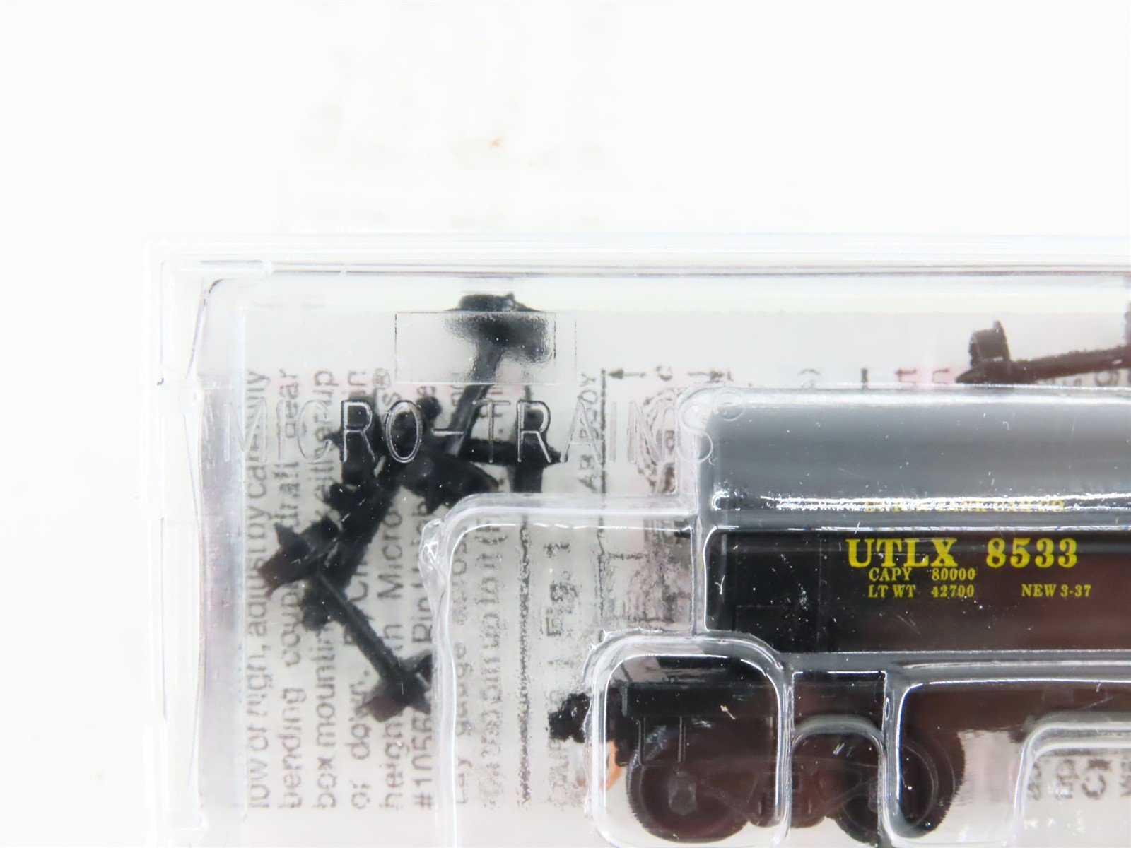 N Scale Micro-Trains MTL 65060 UTLX Union Tank Car Co. Single Dome Tank Car 8533