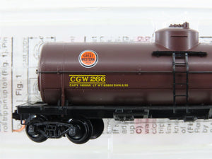N Micro-Trains MTL 65320 CGW Chicago Great Western Single Dome Tank Car #266