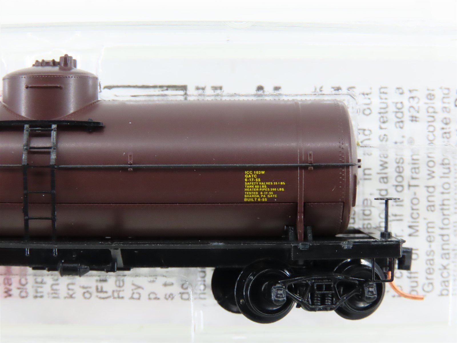 N Micro-Trains MTL 65320 CGW Chicago Great Western Single Dome Tank Car #266