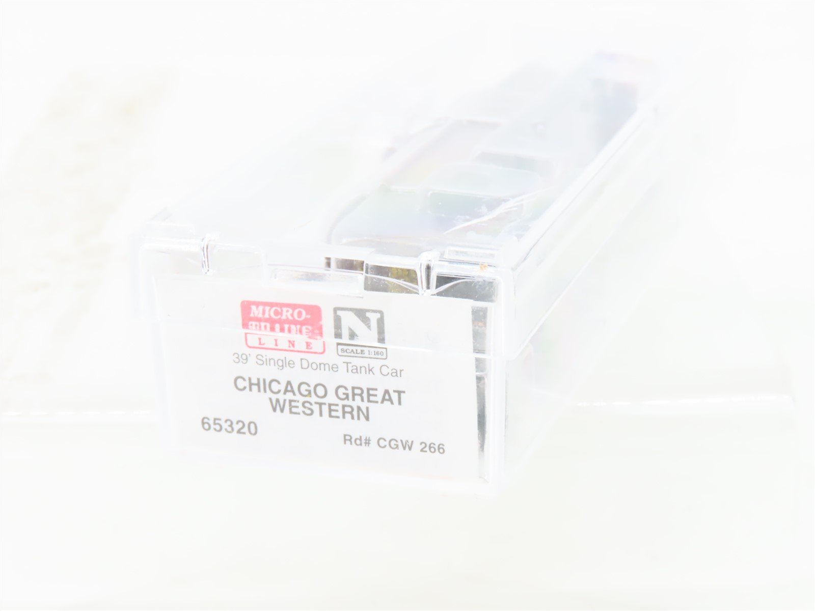 N Micro-Trains MTL 65320 CGW Chicago Great Western Single Dome Tank Car #266