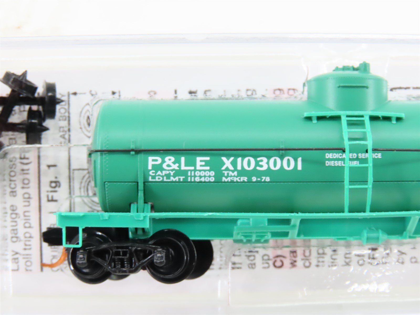 N Micro-Trains MTL 06500570 P&LE Pittsburgh & Lake Erie Single Dome Tank Car