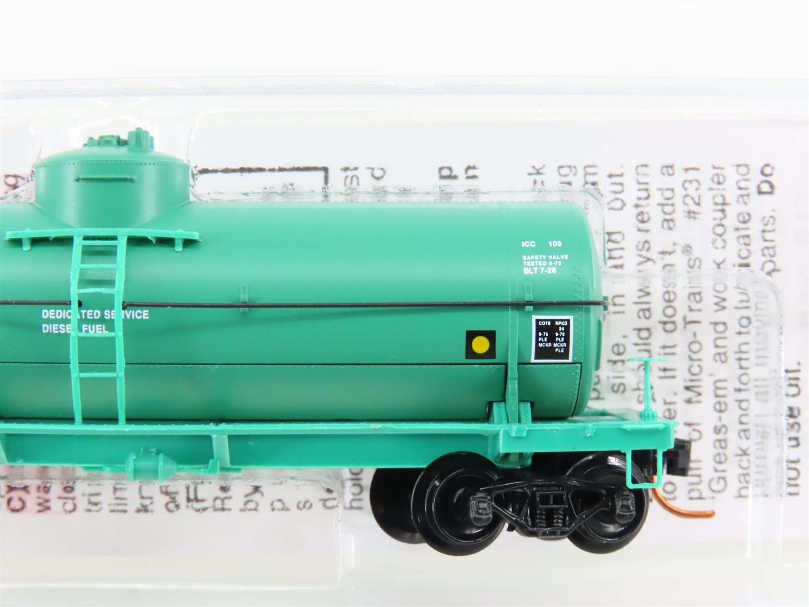 N Micro-Trains MTL 06500570 P&LE Pittsburgh & Lake Erie Single Dome Tank Car