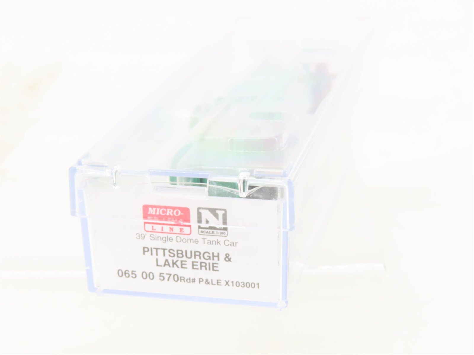 N Micro-Trains MTL 06500570 P&LE Pittsburgh & Lake Erie Single Dome Tank Car