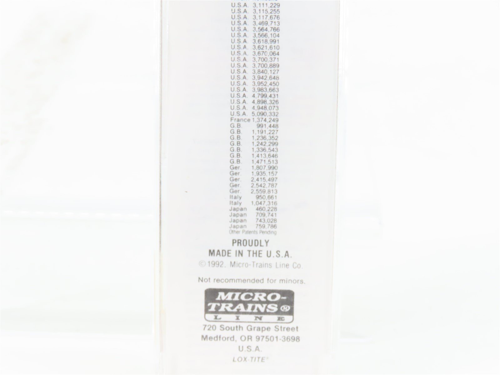 N Scale Micro-Trains MTL 65340 UP Union Pacific Single Dome Tank Car #908833