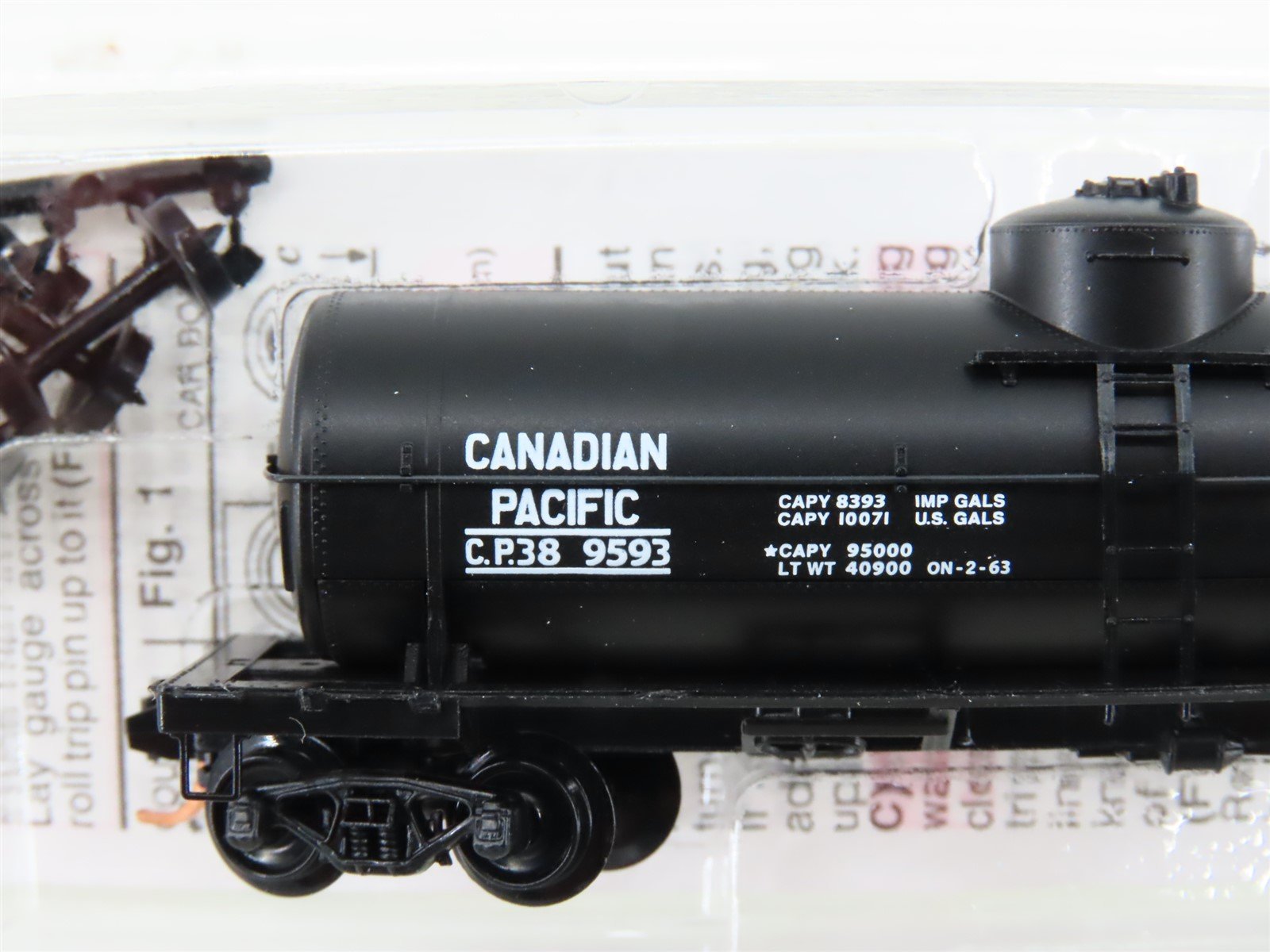 N Scale Micro-Trains MTL 65590 CP Canadian Pacific Single Dome Tank Car #389593