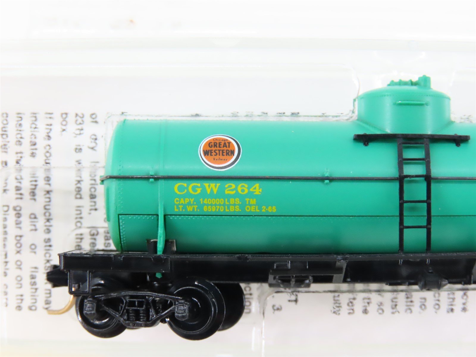 N Micro-Trains MTL 65310 CGW Chicago Great Western Single Dome Tank Car #264