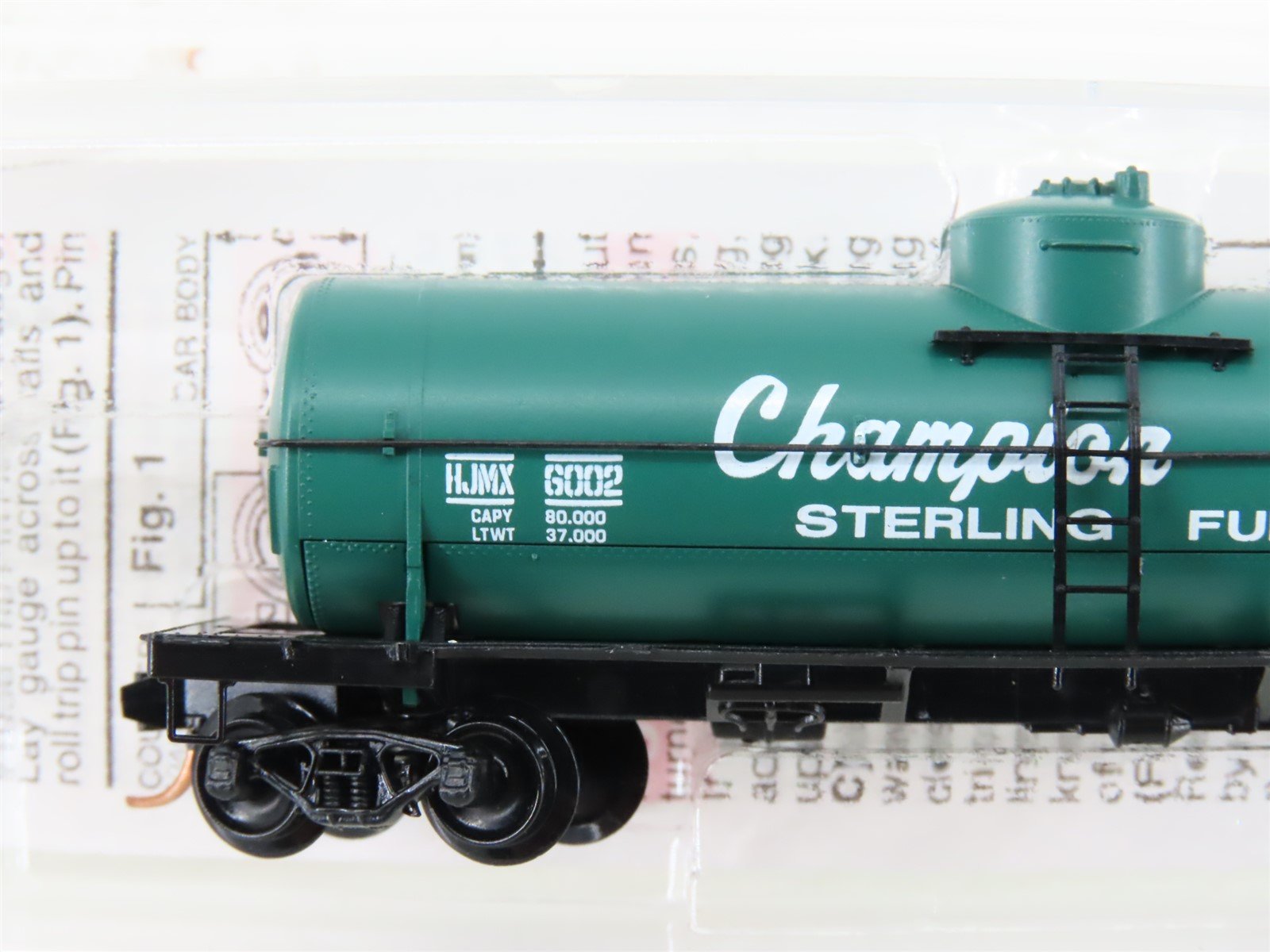 N Scale Micro-Trains MTL 65490 HJMX Champion Oils Single Dome Tank Car #6002