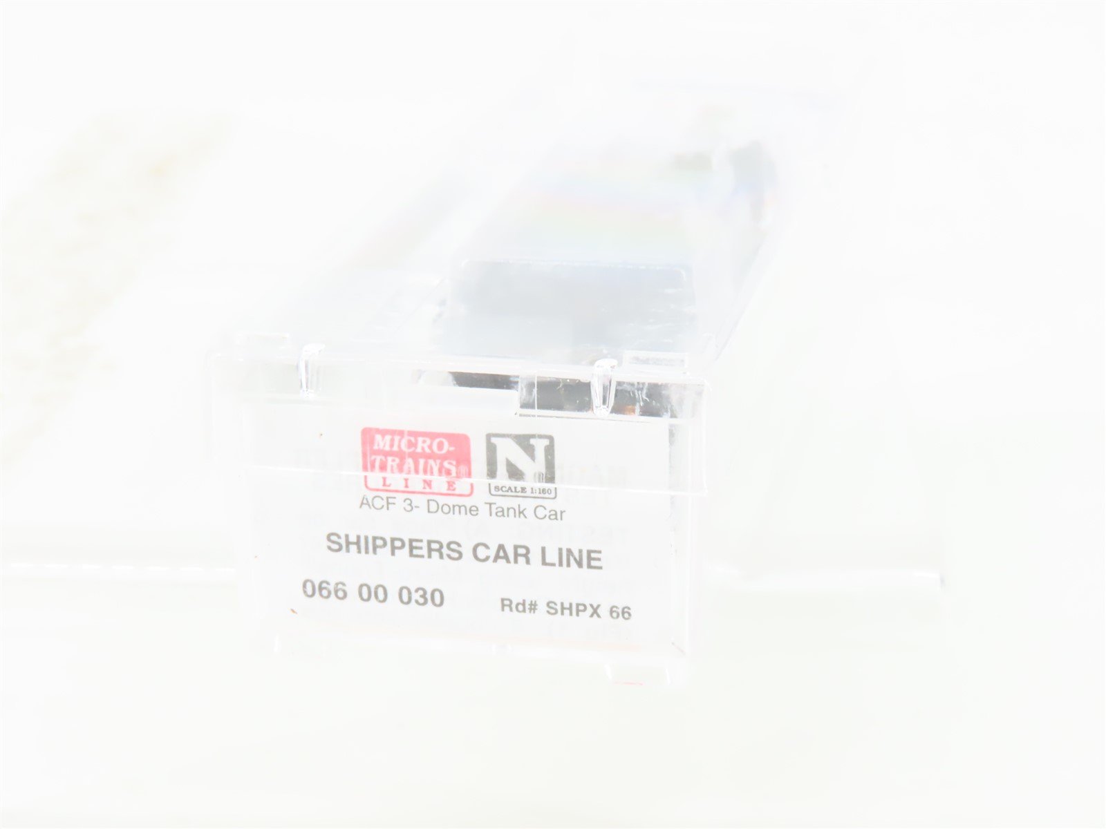 N Scale Micro-Trains MTL 06600030 SHPX Pan-Am Oils ACF 3-Dome Tank Car #66