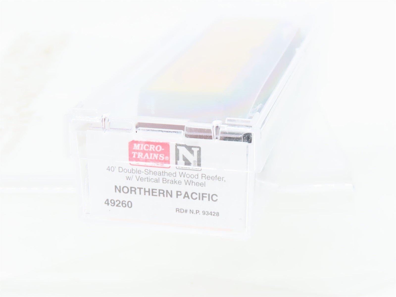 N Scale Micro-Trains MTL 49260 NP Northern Pacific 40' Wood Reefer #93428