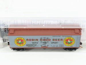 N Scale Micro-Trains MTL 49450 FBX Robin Hood Beer 40' Wood Reefer #5301