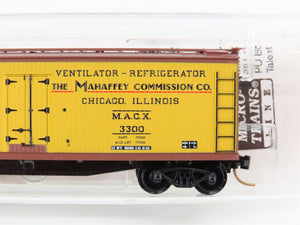 N Scale Micro-Trains MTL 49480 MACX Parrot Potatoes 40' Wood Reefer #3300