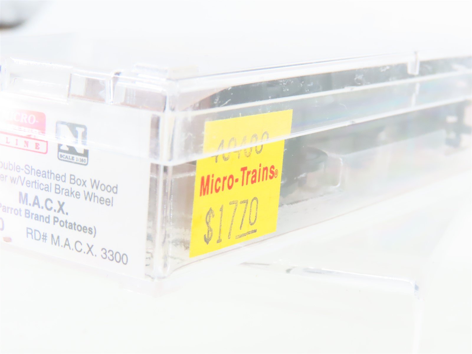 N Scale Micro-Trains MTL 49480 MACX Parrot Potatoes 40' Wood Reefer #3300