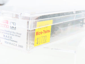 N Scale Micro-Trains MTL 49480 MACX Parrot Potatoes 40' Wood Reefer #3300