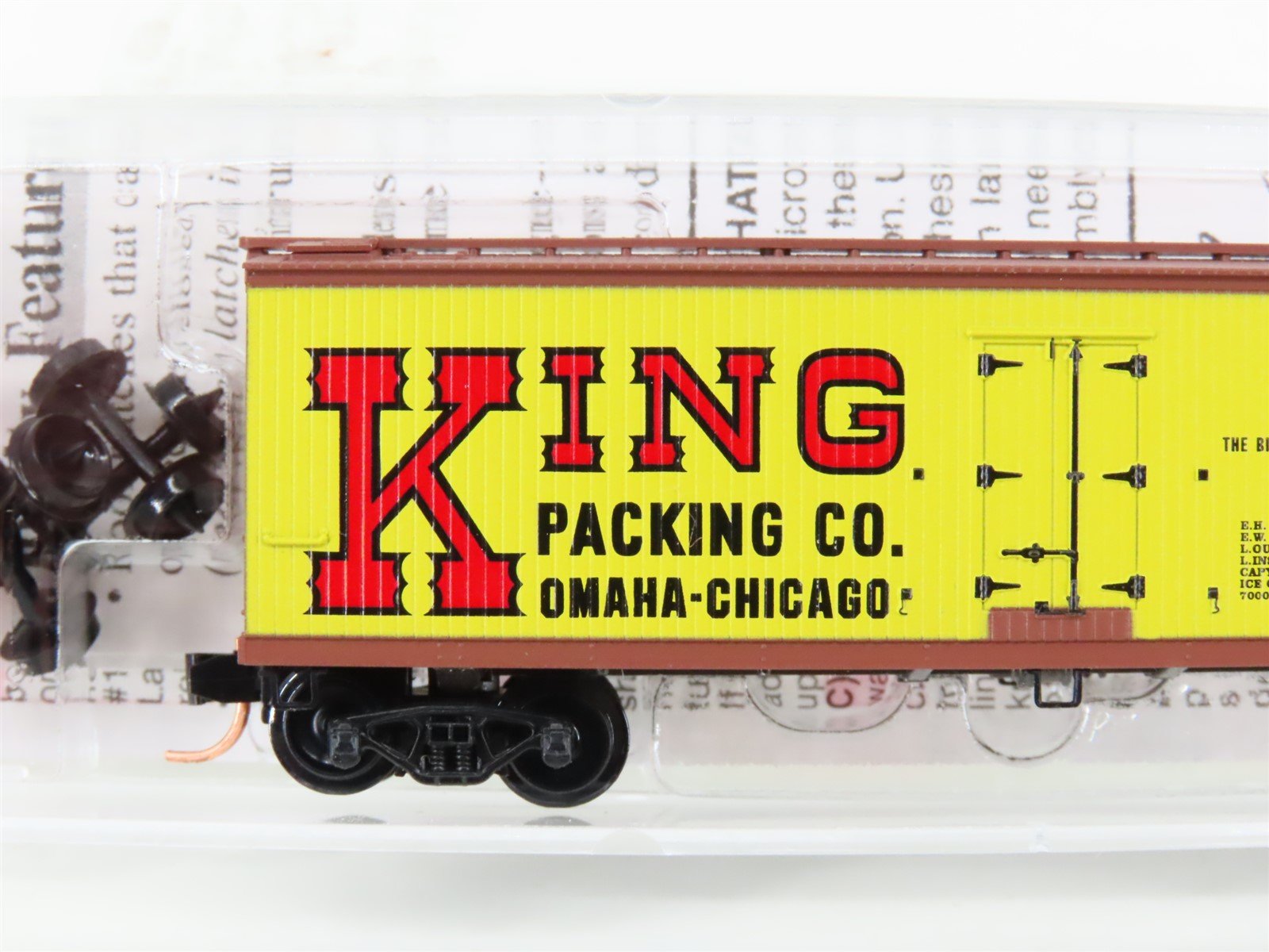 N Scale Micro-Trains MTL 49120 KPCX King Packing Co. 40' Wood Reefer #205