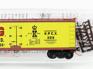 N Scale Micro-Trains MTL 49120 KPCX King Packing Co. 40' Wood Reefer #205