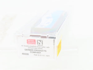 N Scale Micro-Trains MTL 49330 GSVX Gerber Products Co. 40' Wood Reefer #1001