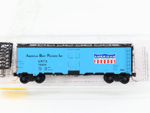 N Scale Micro-Trains MTL 59540 URTX American Beef Packers 40' Ice Reefer #75524